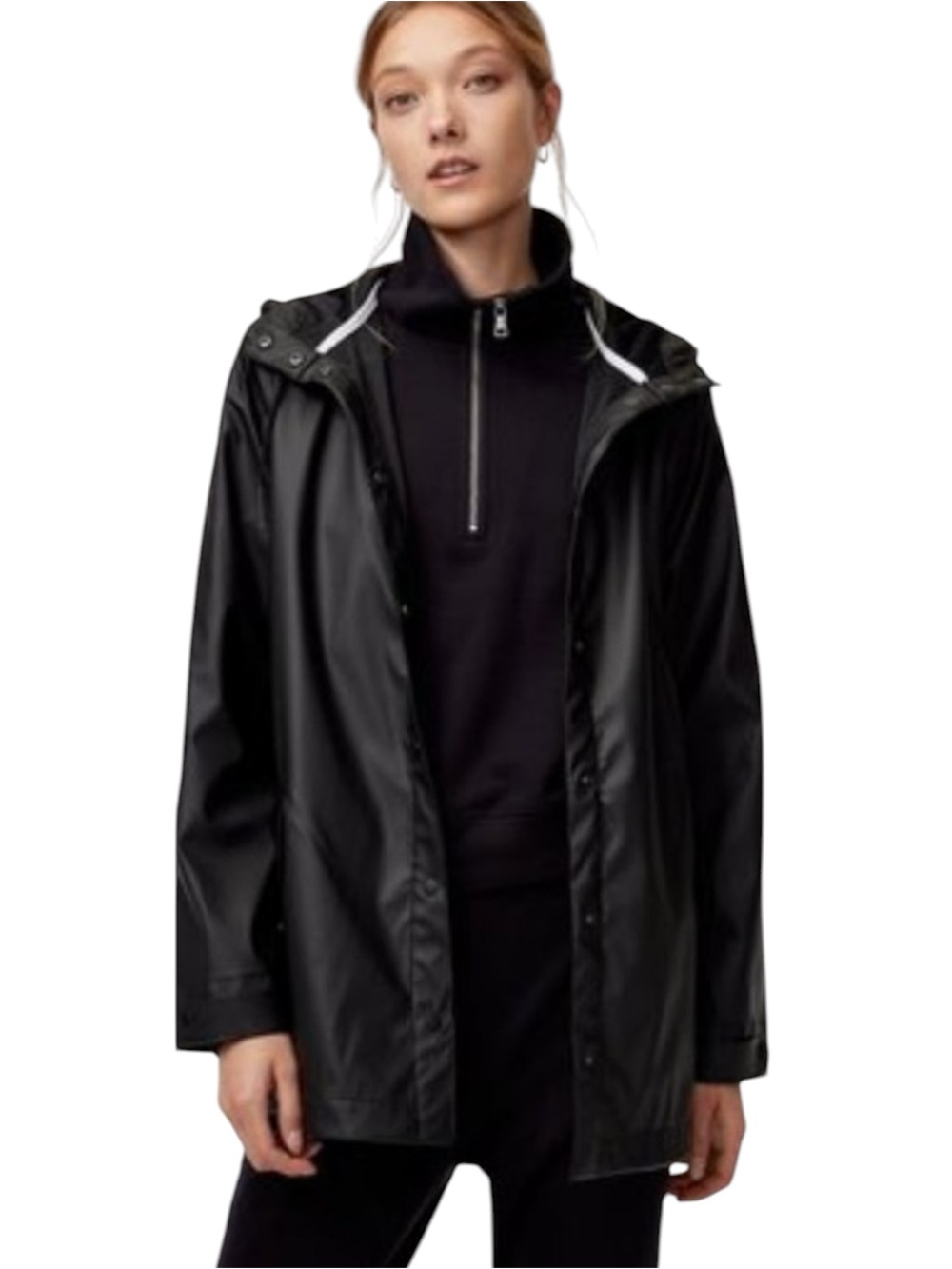 Aritzia Babaton Barberich Anorak Hooded Rain Jacket